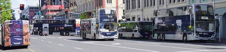 NZ Bus Enviro200 NB4295, Enviro500 NB5005, NB5010 and H&E MAN 17.223 222 & Enviro500 HE508